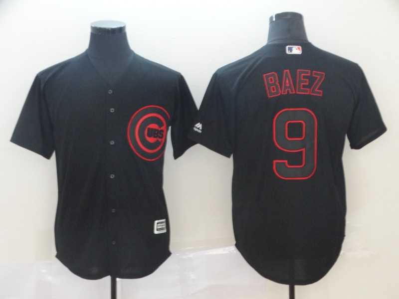 Cubs 9 Javier Baez Black Shadow Legend Jersey,We sell and wholesale Cubs 9 Javier Baez Black Shadow Legend Jersey on line form chian!